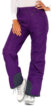 Arctix Women's Essential Insulated Snow Pant - Moguls Print Purple/Medium